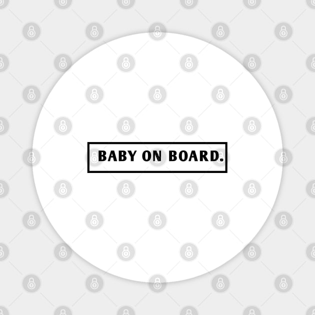 Baby On Board Magnet by BlackMeme94